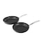 Othello 2-Piece Induction Non-Stick Fry Pan Cookware Set, Black CH-GAP2 - alternate 1